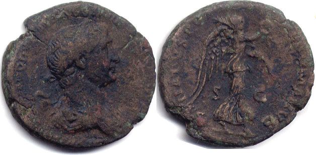 moneta Impero Romano Traiano As 