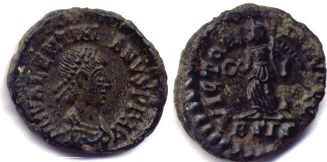 moneta Impero Romano Valentiniano II