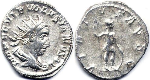 moneta Impero Romano Volusiano antoninianus