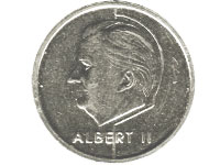 Albert II monnaie