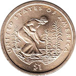 US Native American Dollar coin