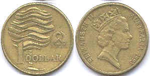australian commemmorative coin 1 dollar 1993