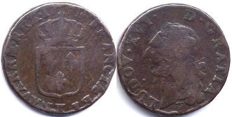 coin France 1/2 sol 1791