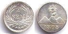 coin Guatemala 1/4 real 1898