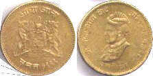 coin Gwalior 1/2 anna 1942