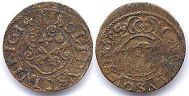 coin Riga solidus 1614 (error in date)
