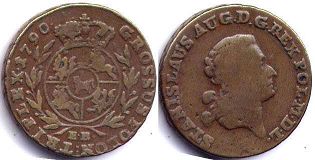 coin Poland 3 groschen 1790
