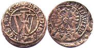 moneta Prussia solidus 1654
