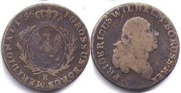 coin South Prussia 1 groschen 1796