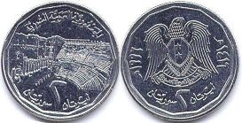 coin Syria 2 pounds 1996