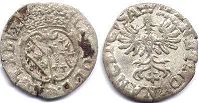 coin Lorraine 1 denier 1625-1634