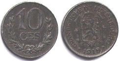 piece Luxembourg 10 centimes 1918