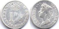 coin English old silver - James II 3 pence