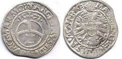 coin RDR Austria 2 kreuzer 1571