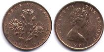coin Isle of Man 1/2 new penny 1971