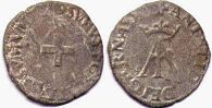 coin Navarre liard no date (1555-1562)