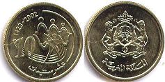piece Morocco 10 centimes 2002