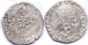 coin France double sol 1574