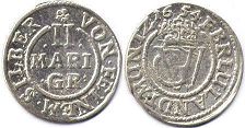 coin Brunswick-Luneburg-Calenberg 2 mariengroschen 1654
