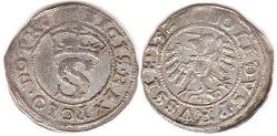coin Polish Prussia 1 solidus 1528