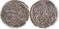Münze Sachsen dreier (3 pfennig) 1545