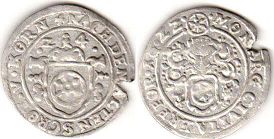 coin Erfurt 1/24 taler 1622
