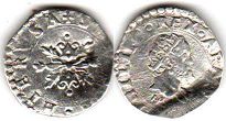 moneta Sicily 1/2 carlino (5 grano) senza data (1556-1598)