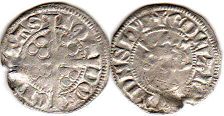 Münze Englisch altes Silber - Edward I Penny