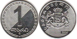 coin Georgia 1 lari 2005