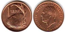 coin Samoa 1 sene 1974