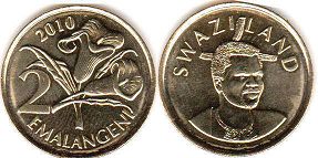coin Swaziland 2 emalangeni 2010