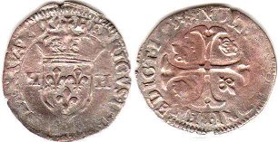 coin France douzain 1593