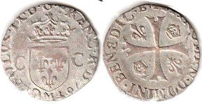 coin France douzain 1572