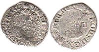 coin English old silver - Charles I half groat