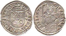 Münze Würzburg Schilling (8 Pfennig) 1649