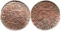 coin Poland solidus 1596