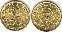 coin Saint Thomas and Prince 50 centimes 1977