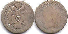 coin Austrian Empire 3 kreuzer 1820