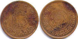 coin Travancore 8 cash no date (1938-1949)